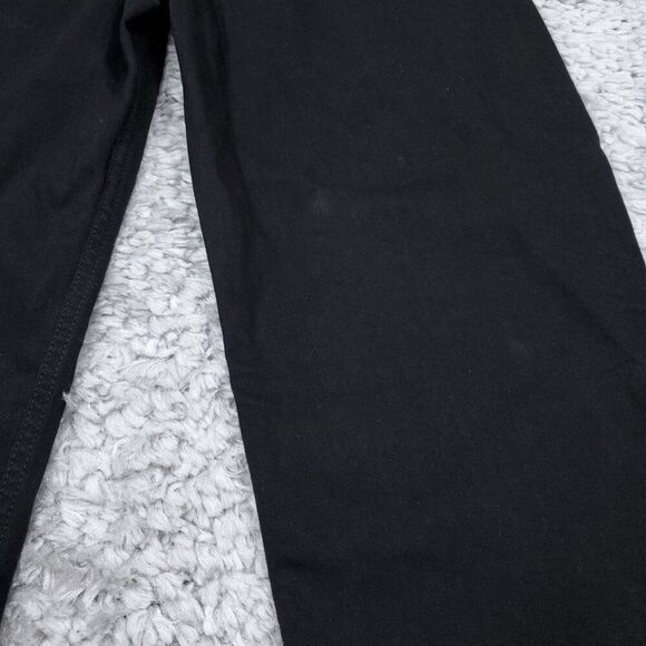 Hollister 1S High Rise Barrel Jeans Relaxed Black Pleated Front Size 25 x 23 - Picture 3 of 11